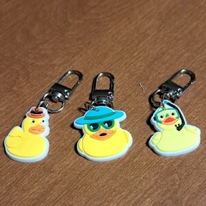 Duck Keychain Set with Clips/ BUNDLE ONLY